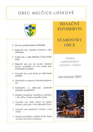 Mesačný infoservis starostky obce 1