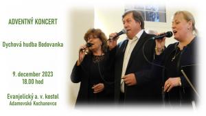Adventný koncert v evanjelickom a.v. kostole v Adamovských Kochanovciach 1