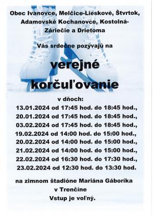 Verejné korčuľovanie 1
